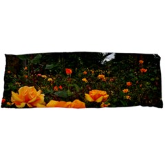 Orange Rose Field Body Pillow Case Dakimakura (two Sides) by okhismakingart