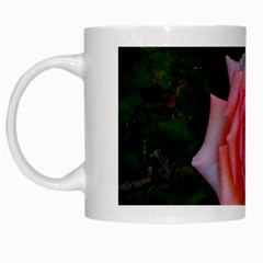 Pink Angular Rose White Mugs by okhismakingart