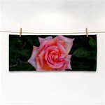 Pink Angular Rose Hand Towel Front