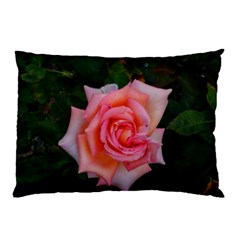 Pink Angular Rose Pillow Case by okhismakingart