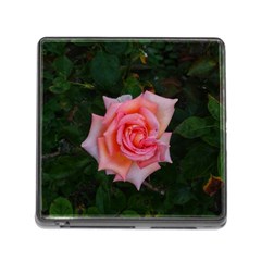 Pink Angular Rose Memory Card Reader (square 5 Slot) by okhismakingart