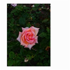 Pink Angular Rose Small Garden Flag (two Sides) by okhismakingart