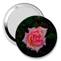 Pink Angular Rose 3  Handbag Mirrors by okhismakingart