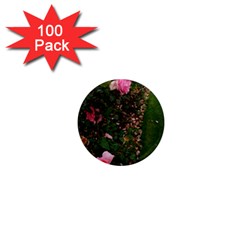 Pink Rose Field (sideways) 1  Mini Magnets (100 Pack)  by okhismakingart