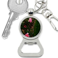 Pink Rose Field (sideways) Bottle Opener Key Chains by okhismakingart