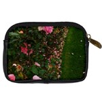 Pink Rose Field (Sideways) Digital Camera Leather Case Back