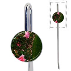 Pink Rose Field (sideways) Book Mark by okhismakingart