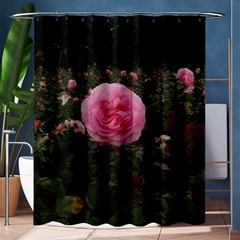 Pink Rose Field Ii Shower Curtain 60  X 72  (medium)  by okhismakingart