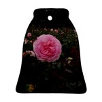 Pink Rose Field II Bell Ornament (Two Sides) Front