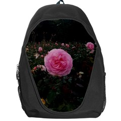 Pink Rose Field Ii Backpack Bag by okhismakingart