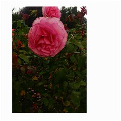 Round Pink Rose Large Garden Flag (two Sides) by okhismakingart