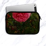 Round Pink Rose Apple iPad Mini Zipper Cases Front