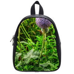 Purple Spherical Flower School Bag (small) by okhismakingart