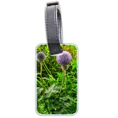 Purple Spherical Flower Luggage Tags (two Sides) by okhismakingart