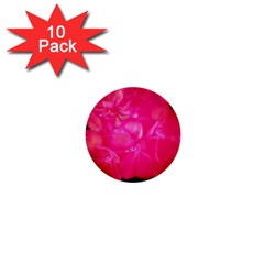 Single Geranium Blossom 1  Mini Buttons (10 Pack)  by okhismakingart