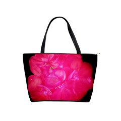 Single Geranium Blossom Classic Shoulder Handbag by okhismakingart