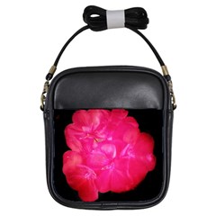 Single Geranium Blossom Girls Sling Bag by okhismakingart