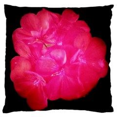 Single Geranium Blossom Standard Flano Cushion Case (two Sides) by okhismakingart