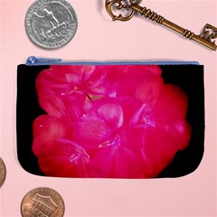 Single Geranium Blossom Large Coin Purse by okhismakingart