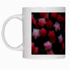 Floral Stars White Mugs