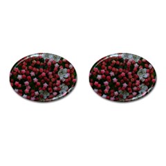 Floral Stars Cufflinks (Oval)