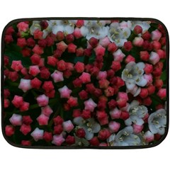 Floral Stars Fleece Blanket (mini) by okhismakingart