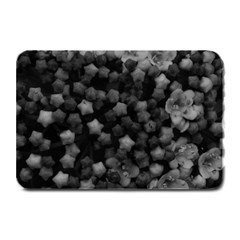 Floral Stars -black And White Plate Mats by okhismakingart