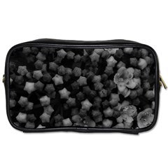 Floral Stars -black And White Toiletries Bag (one Side) by okhismakingart