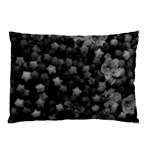 Floral Stars -Black and White Pillow Case (Two Sides) Back