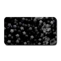 Floral Stars -black And White, High Contrast Medium Bar Mats by okhismakingart