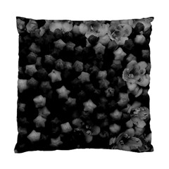 Floral Stars -black And White, High Contrast Standard Cushion Case (one Side) by okhismakingart