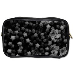 Floral Stars -black And White, High Contrast Toiletries Bag (one Side) by okhismakingart