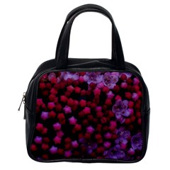 Floral Stars -purple Classic Handbag (one Side) by okhismakingart