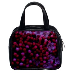 Floral Stars -purple Classic Handbag (two Sides) by okhismakingart