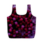 Floral Stars -Purple Full Print Recycle Bag (M) Front