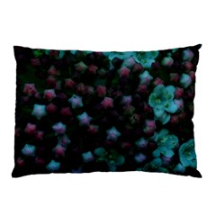 Floral Stars -blue Pillow Case (two Sides) by okhismakingart