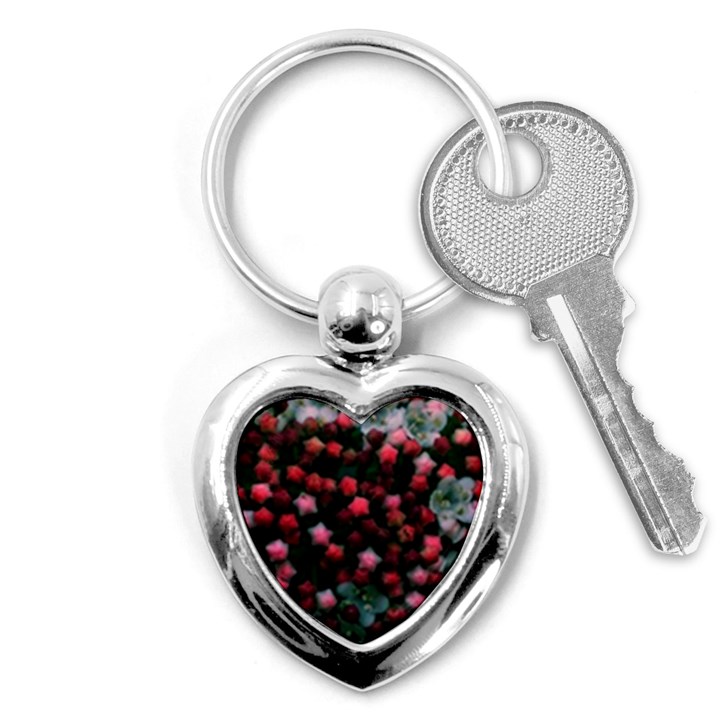 Floral Stars -Bright Key Chains (Heart) 