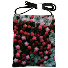 Floral Stars -bright Shoulder Sling Bag by okhismakingart