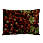 Floral Stars -Yellow Pillow Case (Two Sides) Front