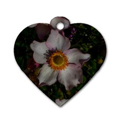 Light Purple Blossoms Dog Tag Heart (two Sides) by okhismakingart