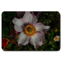 Light Purple Blossoms Large Doormat  by okhismakingart