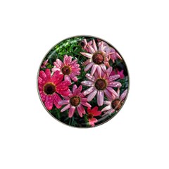 Pink Asters Hat Clip Ball Marker (4 Pack) by okhismakingart