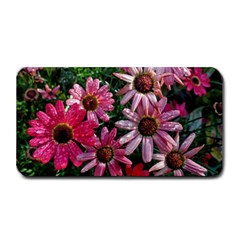 Pink Asters Medium Bar Mats by okhismakingart