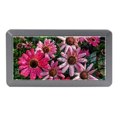 Pink Asters Memory Card Reader (mini) by okhismakingart