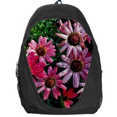 Pink Asters Backpack Bag by okhismakingart