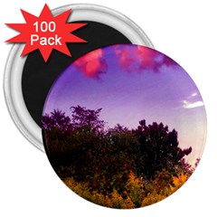 Purple Afternoon 3  Magnets (100 Pack) by okhismakingart