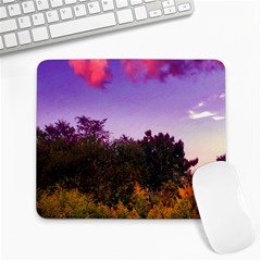 Purple Afternoon Large Mousepads by okhismakingart