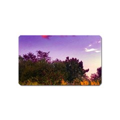 Purple Afternoon Magnet (name Card) by okhismakingart