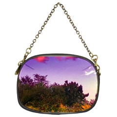 Purple Afternoon Chain Purse (two Sides) by okhismakingart