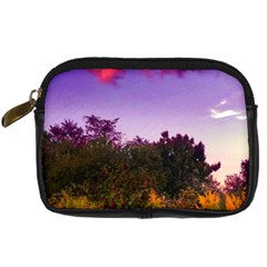 Purple Afternoon Digital Camera Leather Case by okhismakingart